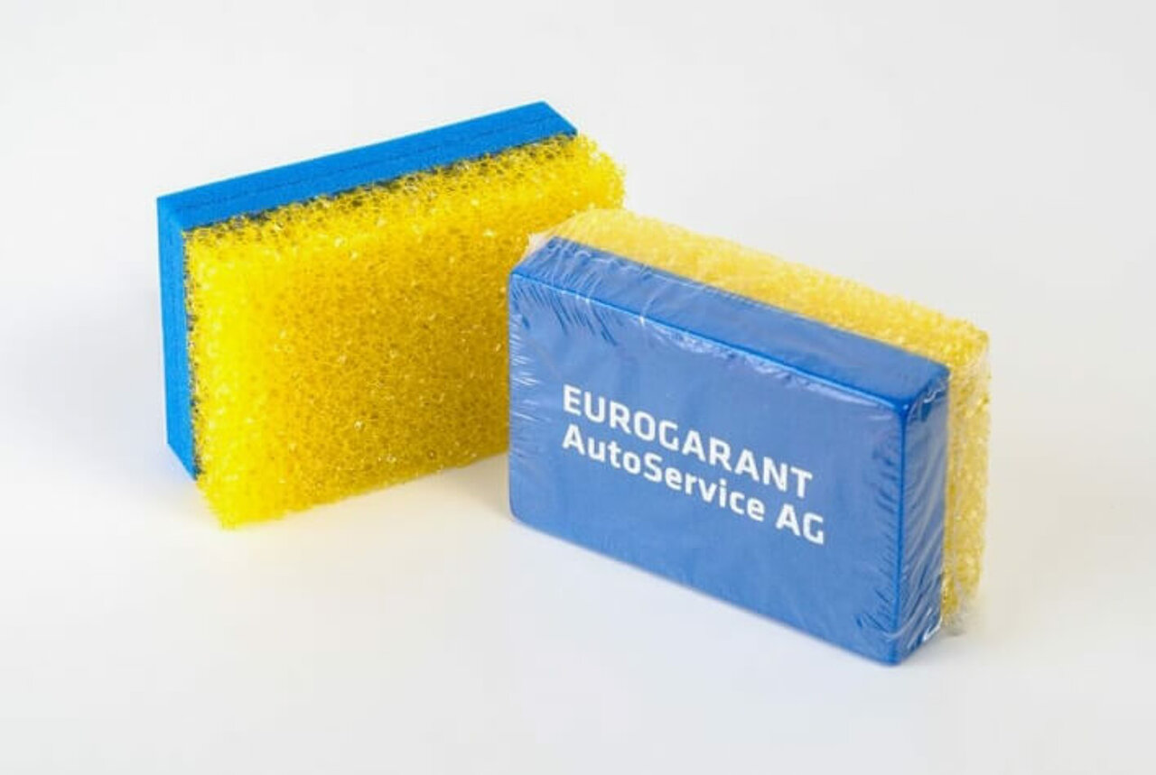 Insect sponges made of prepolymer for glass cleaning