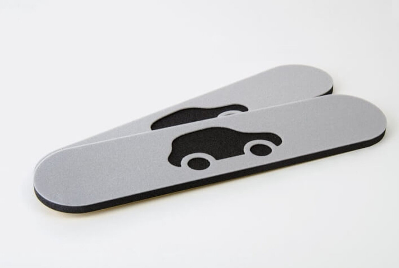 Door protection strips made of PE foam for the automotive trade