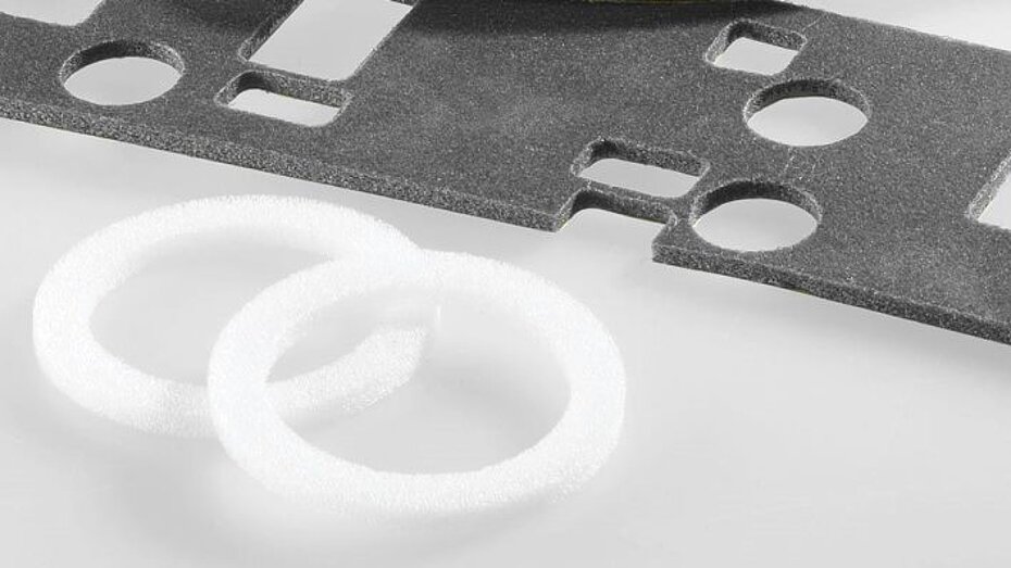 Seals made from cellular materials for industry and technology