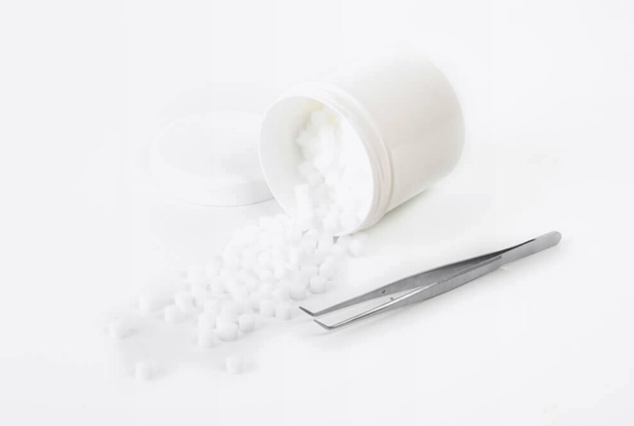 Pahlke Schaumstoffe - Pellets PUR foam Pellets made of PUR foam for dentistry