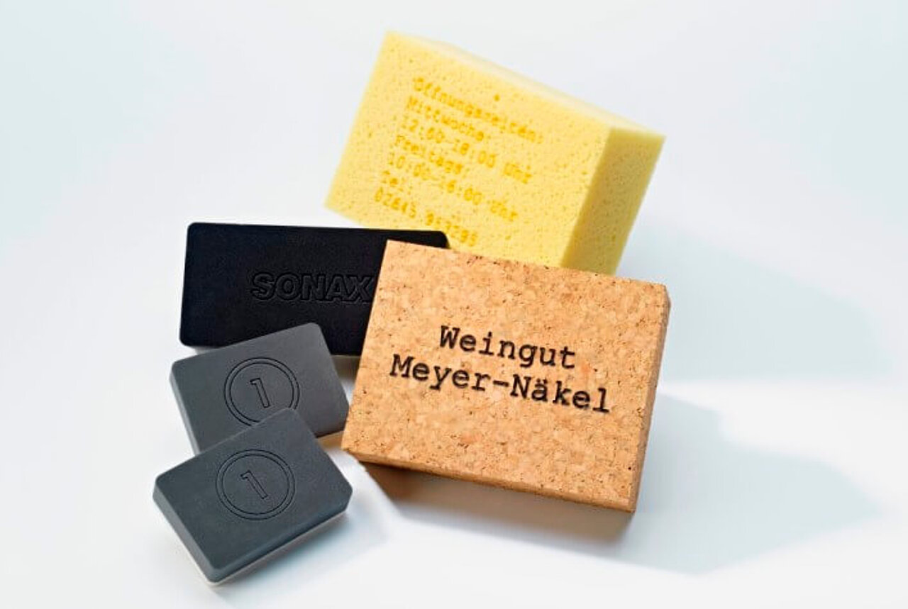 Werbeprodukte mit Laserkennzeichnung