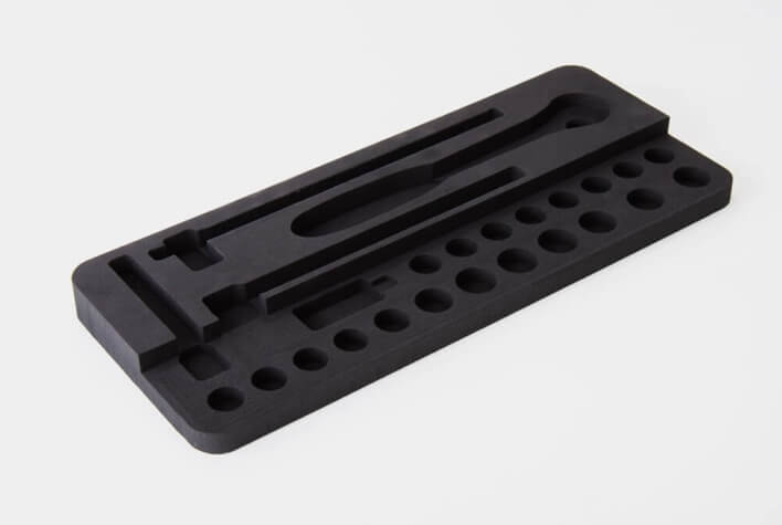 Pahlke Schaumstoffe - Transport packaging - Tool inserts Transport packaging made of PE foam for toolboxes