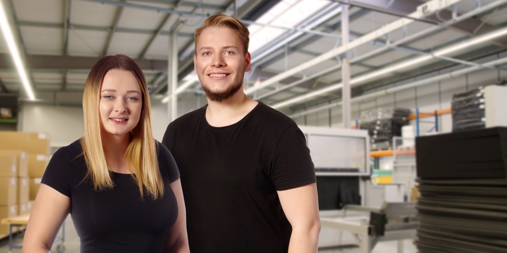 Neue Auszubildende-Pahlke Schaumstoffe Zwei neue Azubis im Pahlke Team